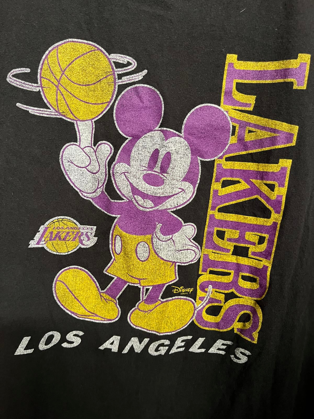 Disney Mickey Mouse x NBA Lakers T-shirt - Junk Food Tee -XS