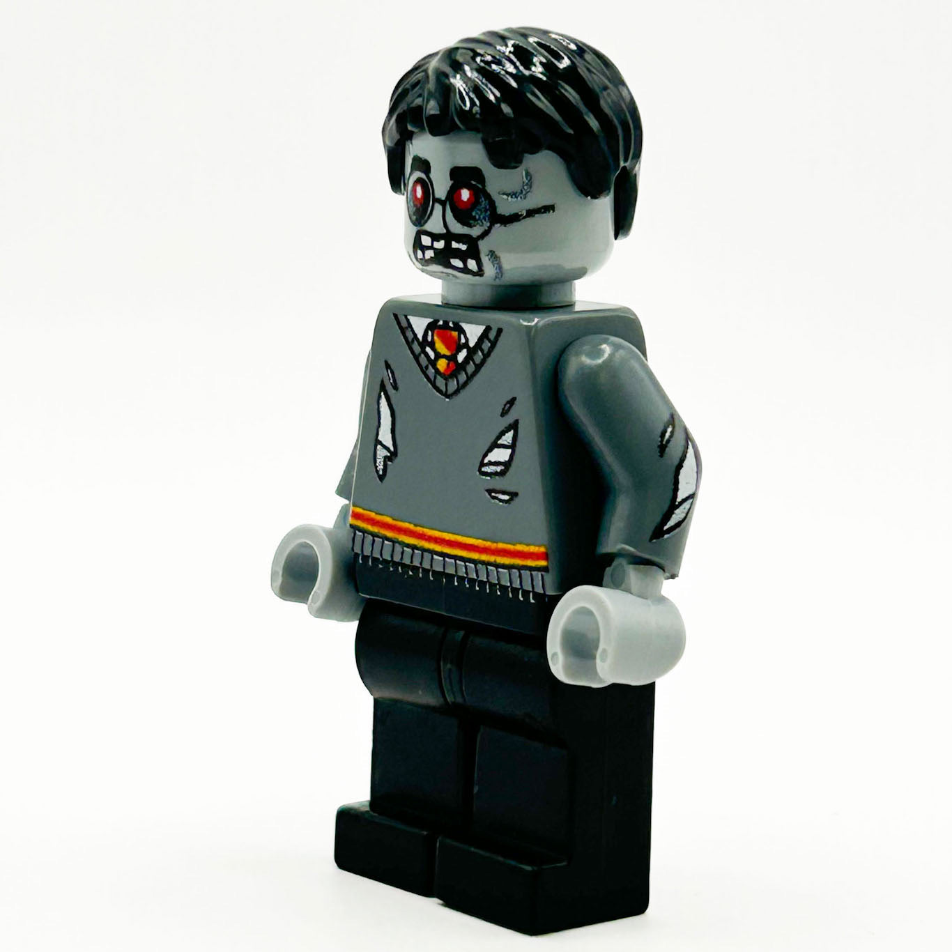 Zombie Harry - B3 Customs Minifig made using LEGO parts
