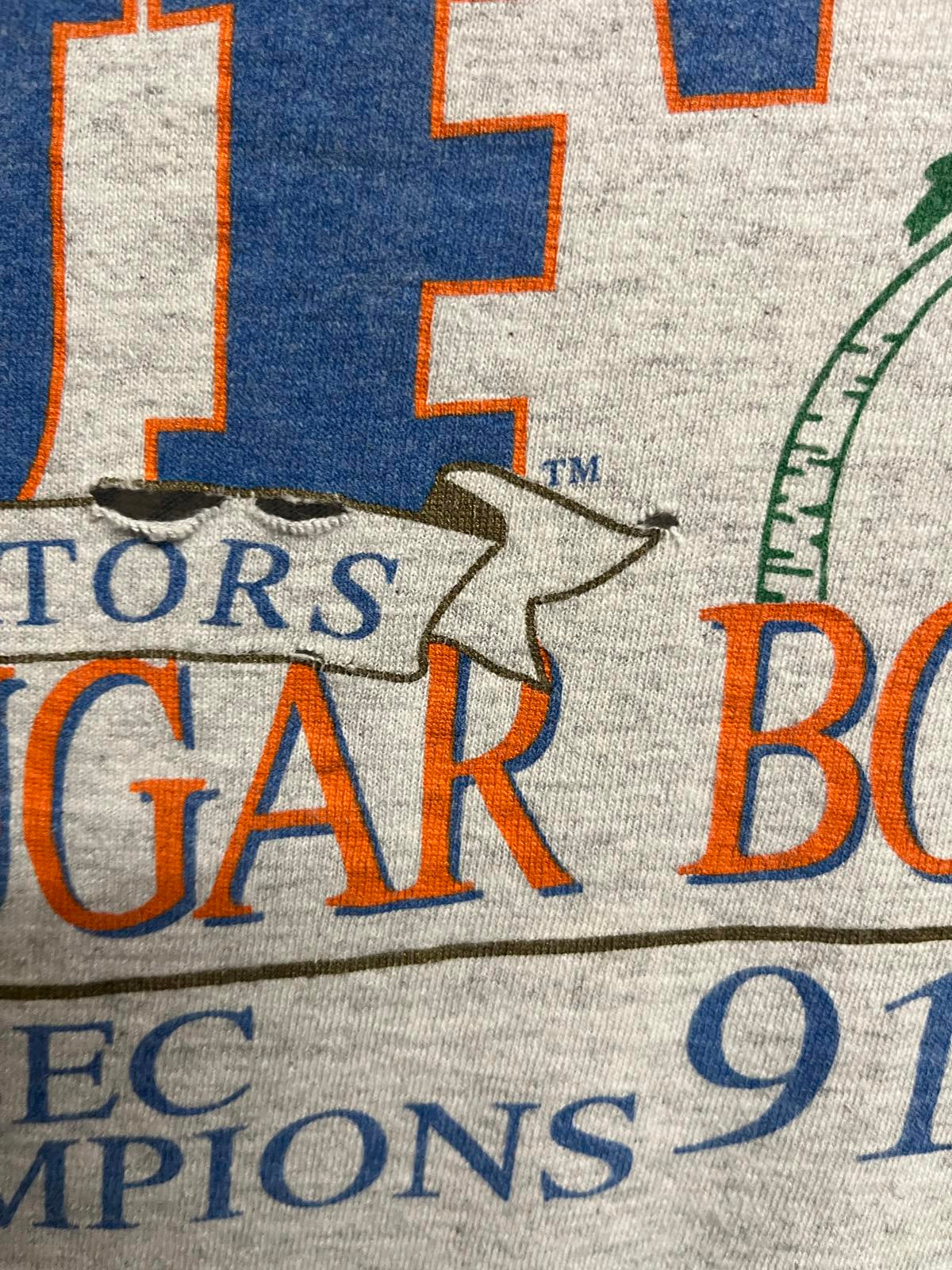 Vintage University of Florida Gators 1991 T-shirt Sec XL