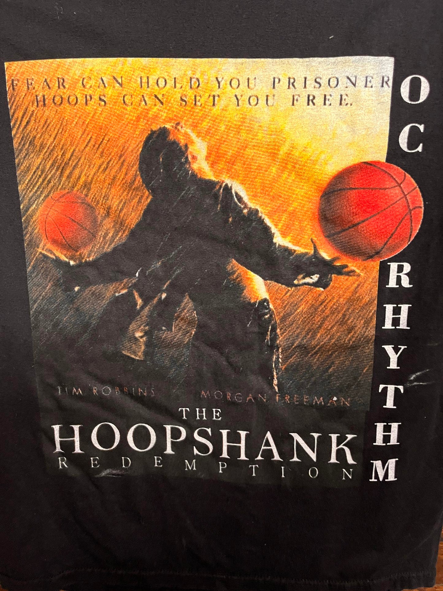 The Hoopshank Redemption T-shirt Basketball Shawshank Movie