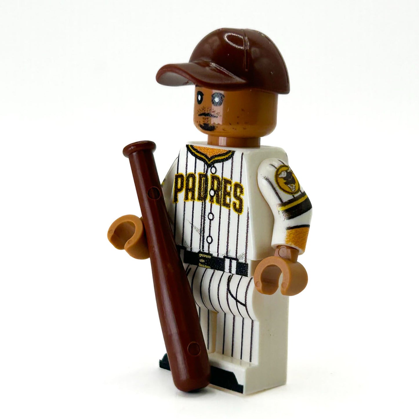 Manny #13 San Diego Baseball Player Minifig made using LEGO parts - B3 Customs