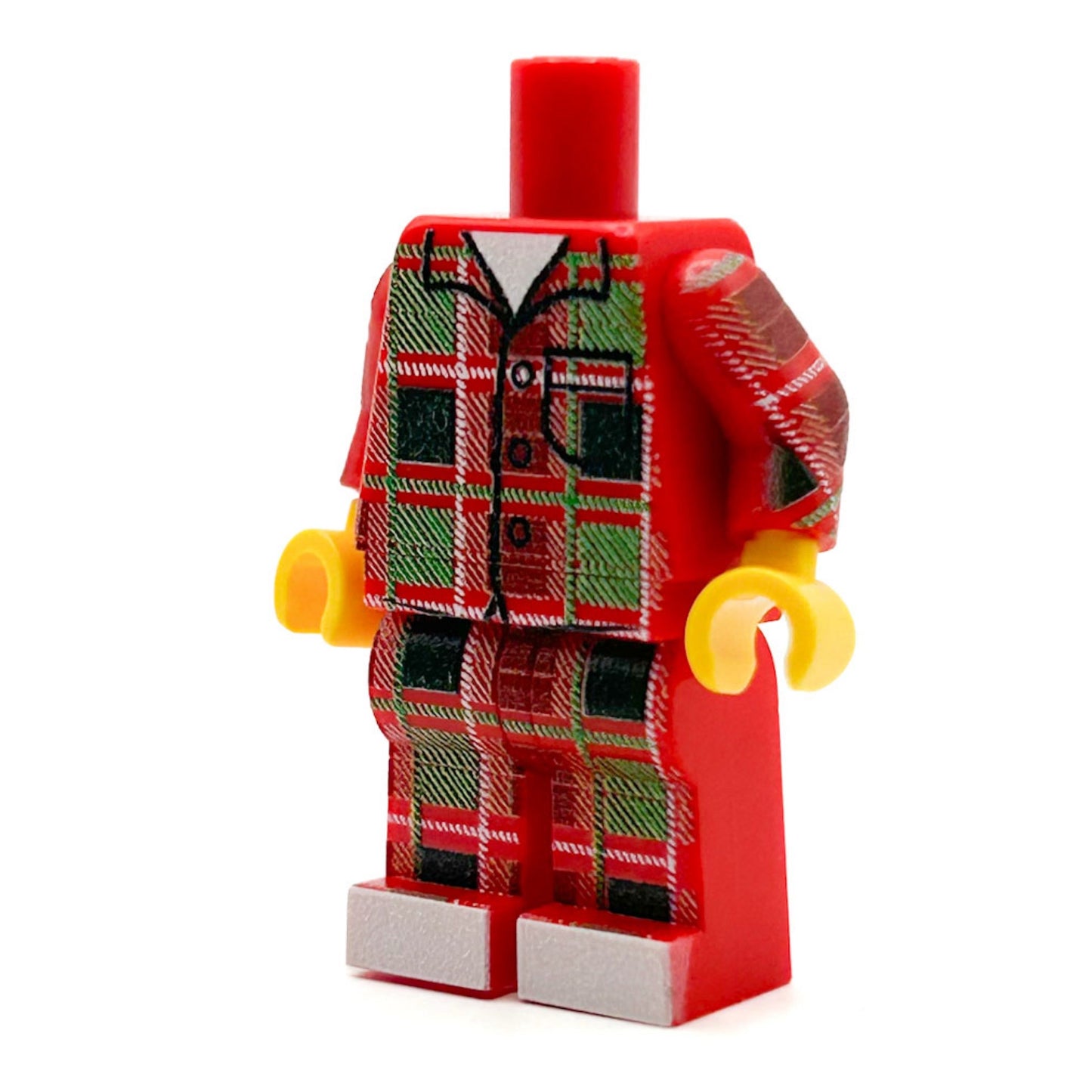 Christmas Flannel PJs Minifig Body
