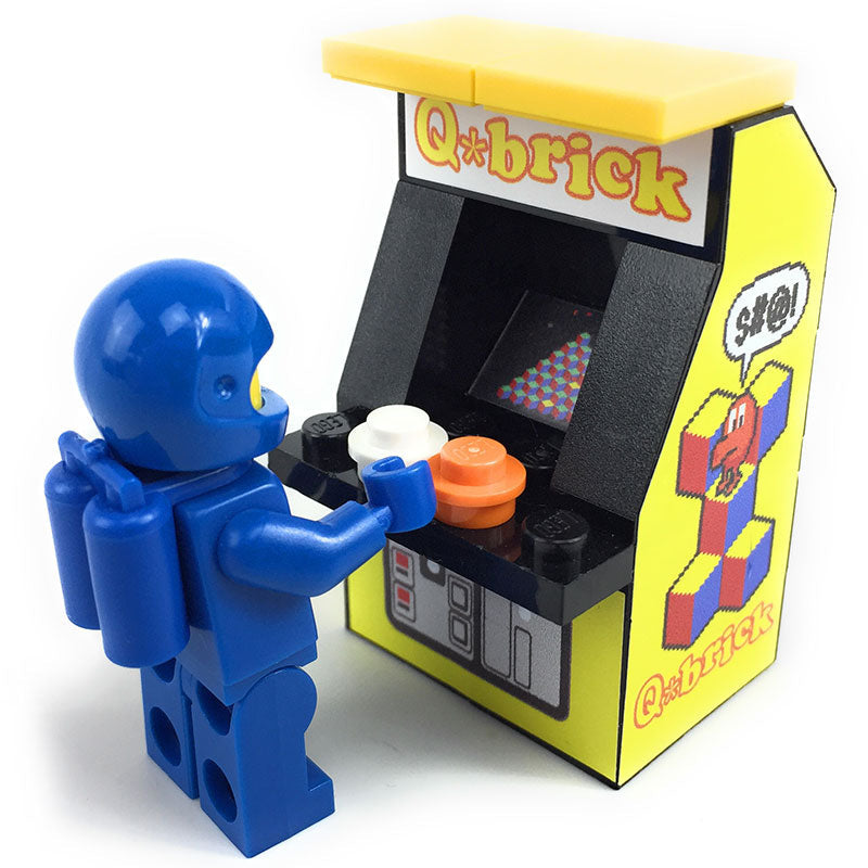 Q*Brick Arcade Machine made from LEGO parts