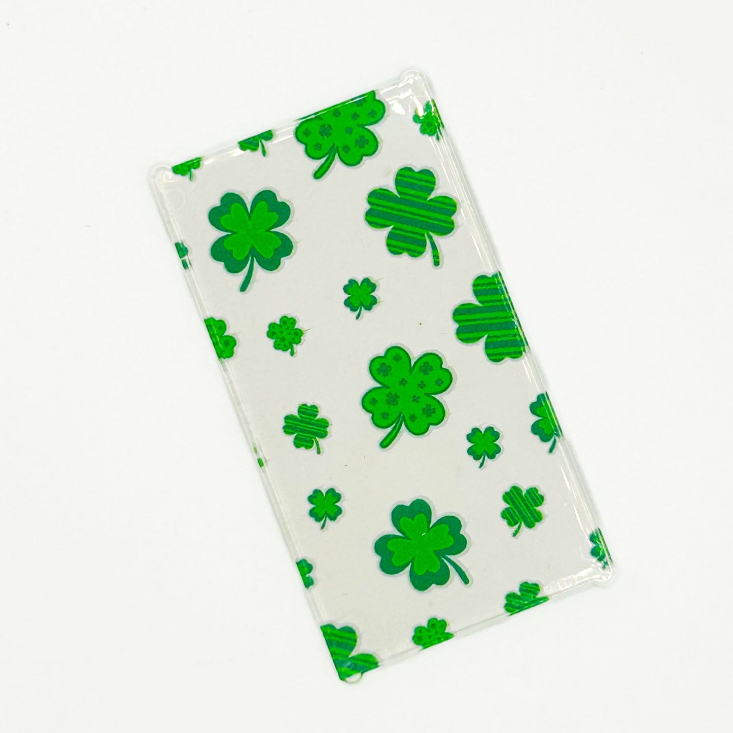 Clover St. Patrick's Day 4x6 Glass Window - B3 Customs