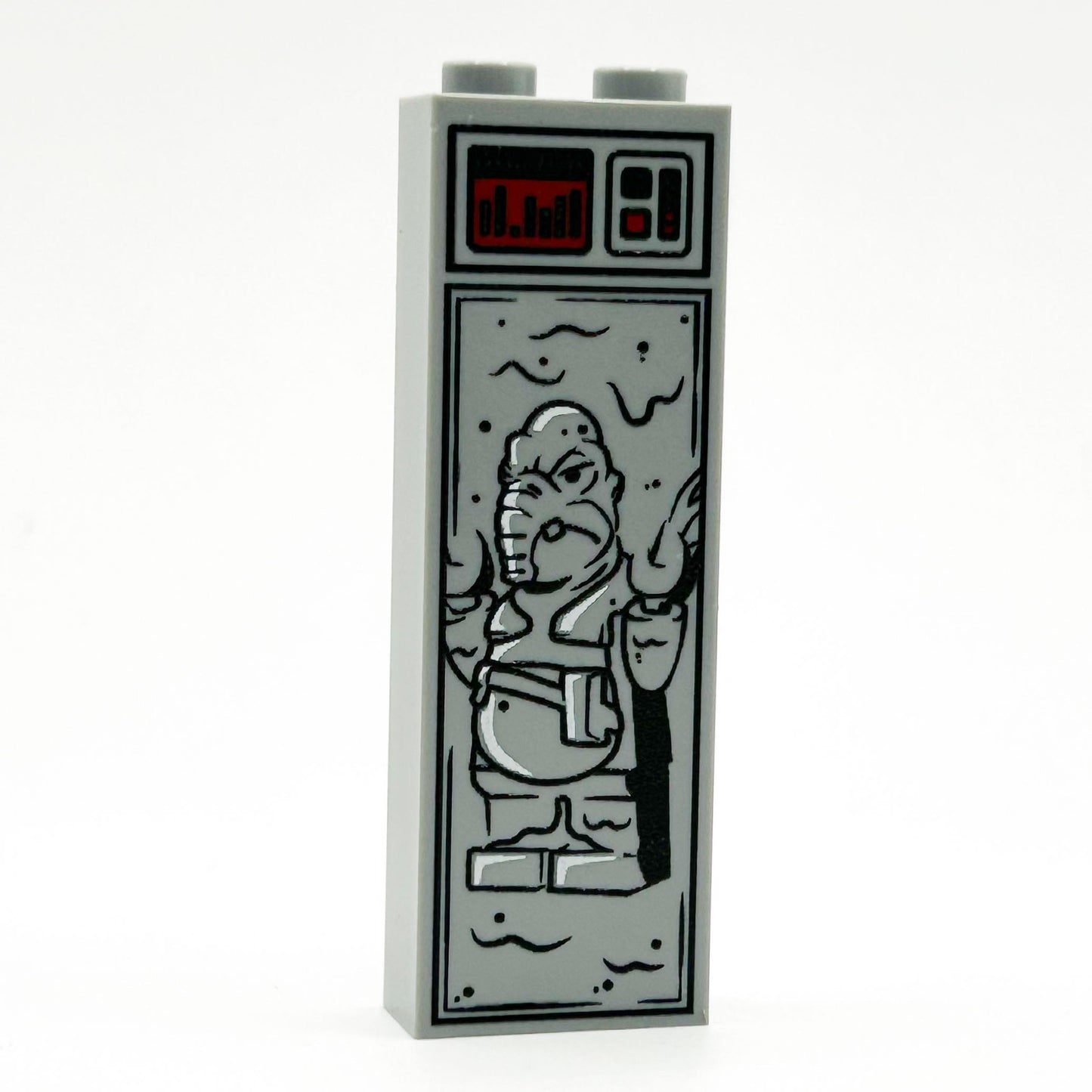 Blue Trader in Carbonite (1x2x5 Brick)