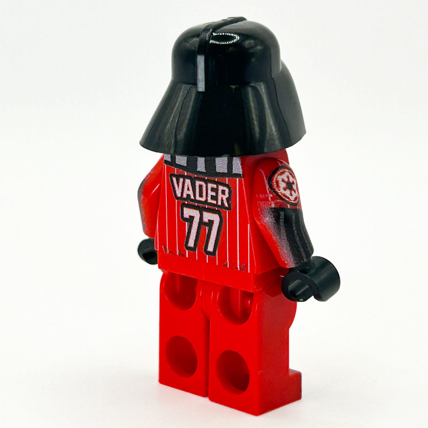 B3 Customs® May 4th Exclusive Baseball Darth Vader Minifig made using LEGO parts
