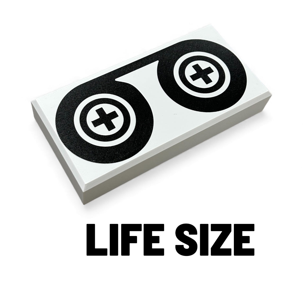 Life-Size 90s Black Tape Reels Tile / Cosplay