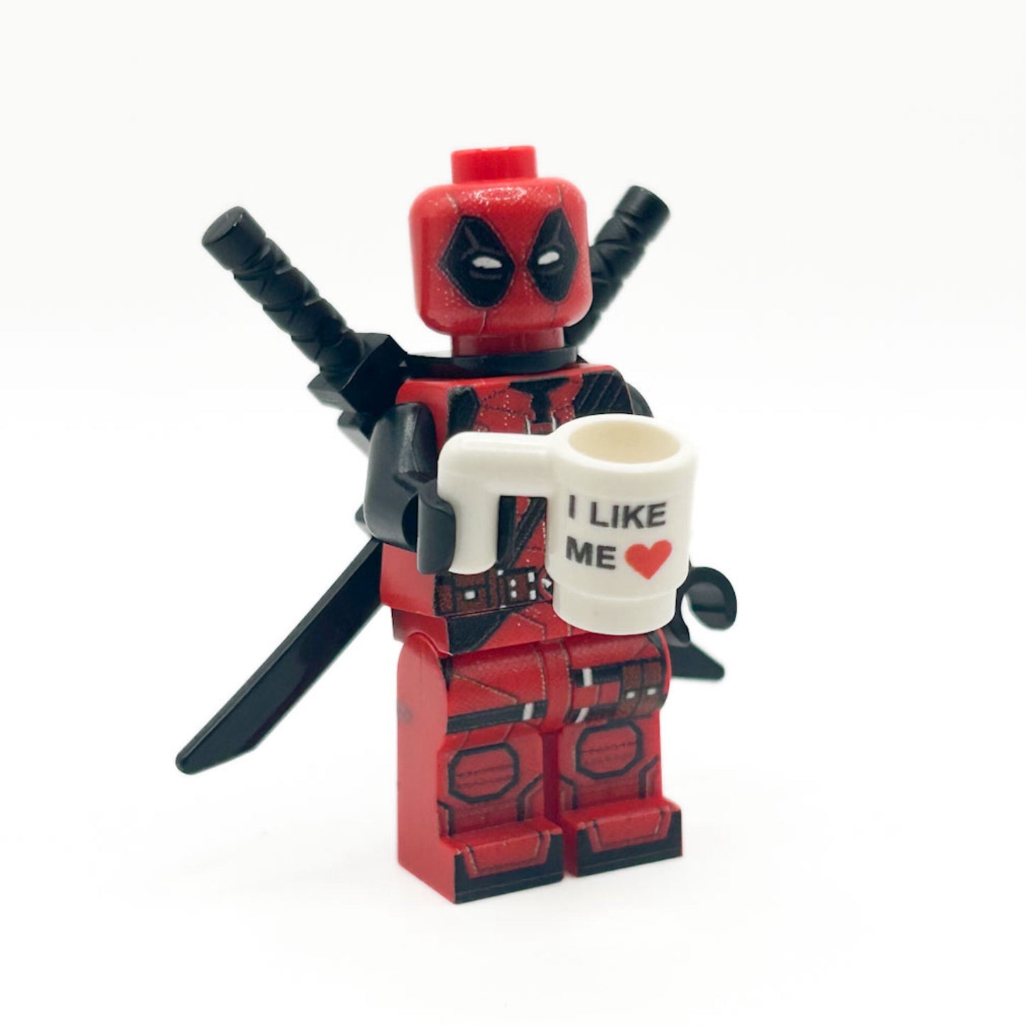 I Like ME Heart Mug (from Deadpool 3) for Minifigs - B3 Customs