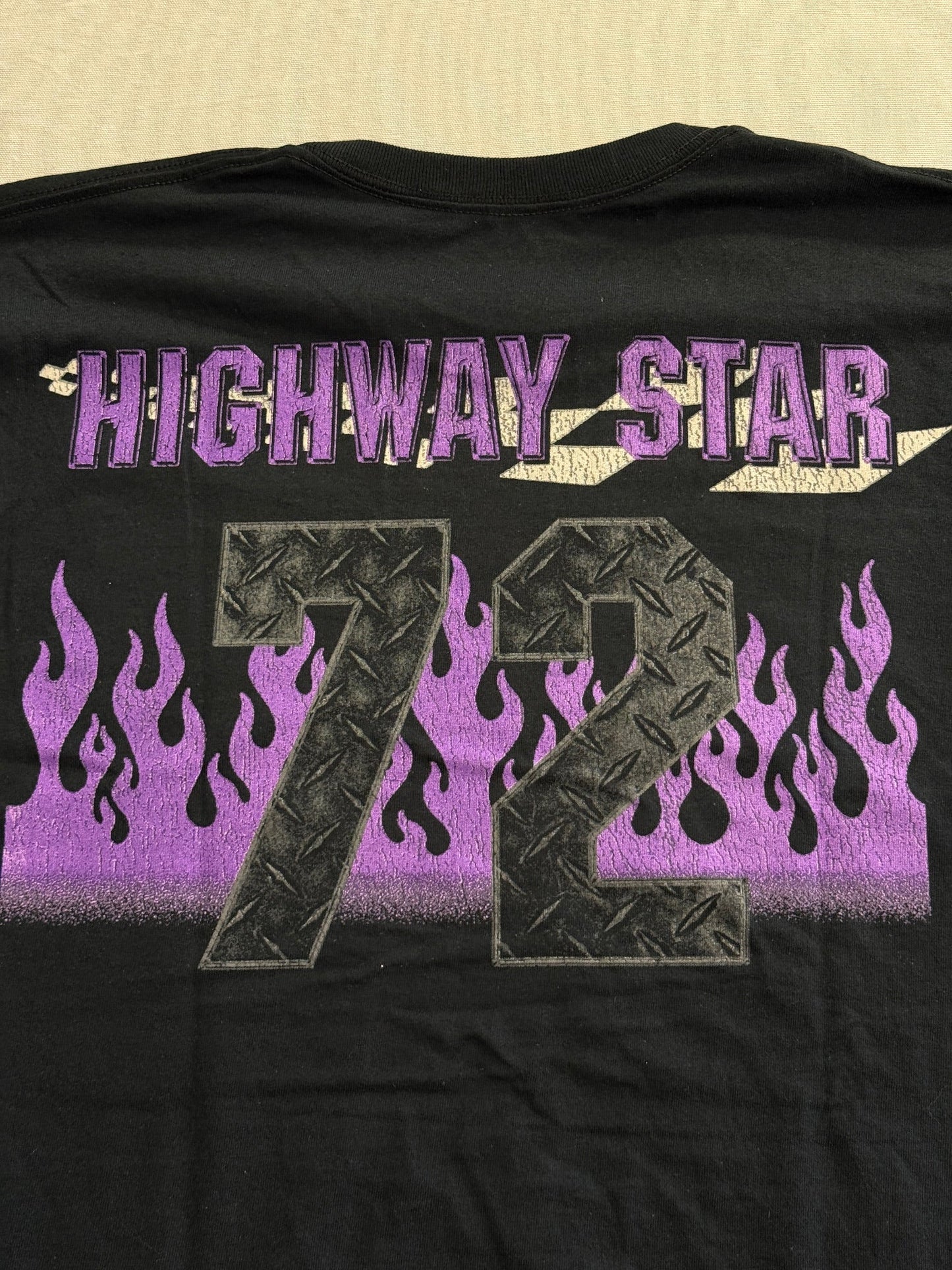 Deep Purple Band T-shirt - Highway Star Lyrics Tee #72 2 Sided