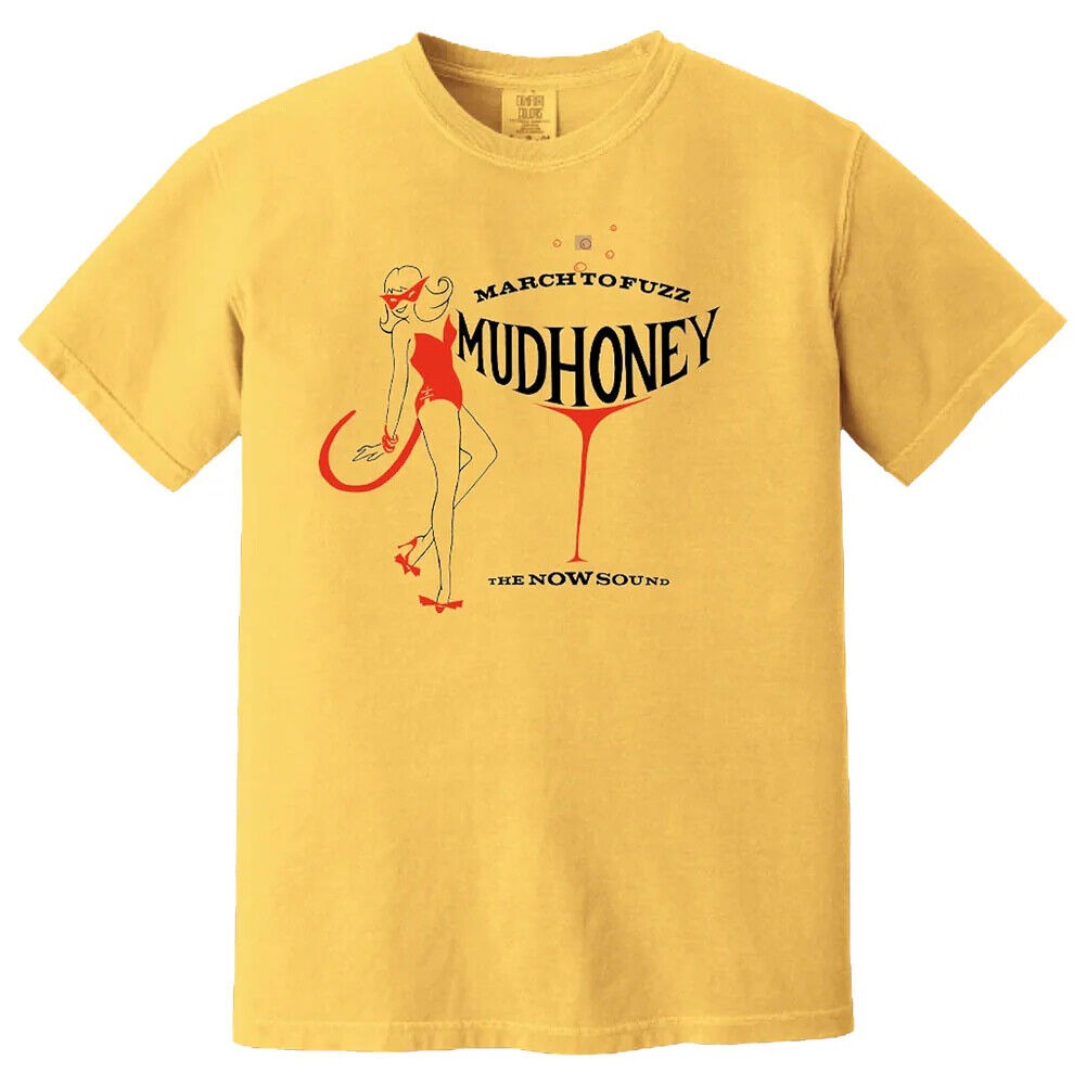 Mudhoney Los Playboys Mens T-shirt - Mud honey 2 Sided Band Tee