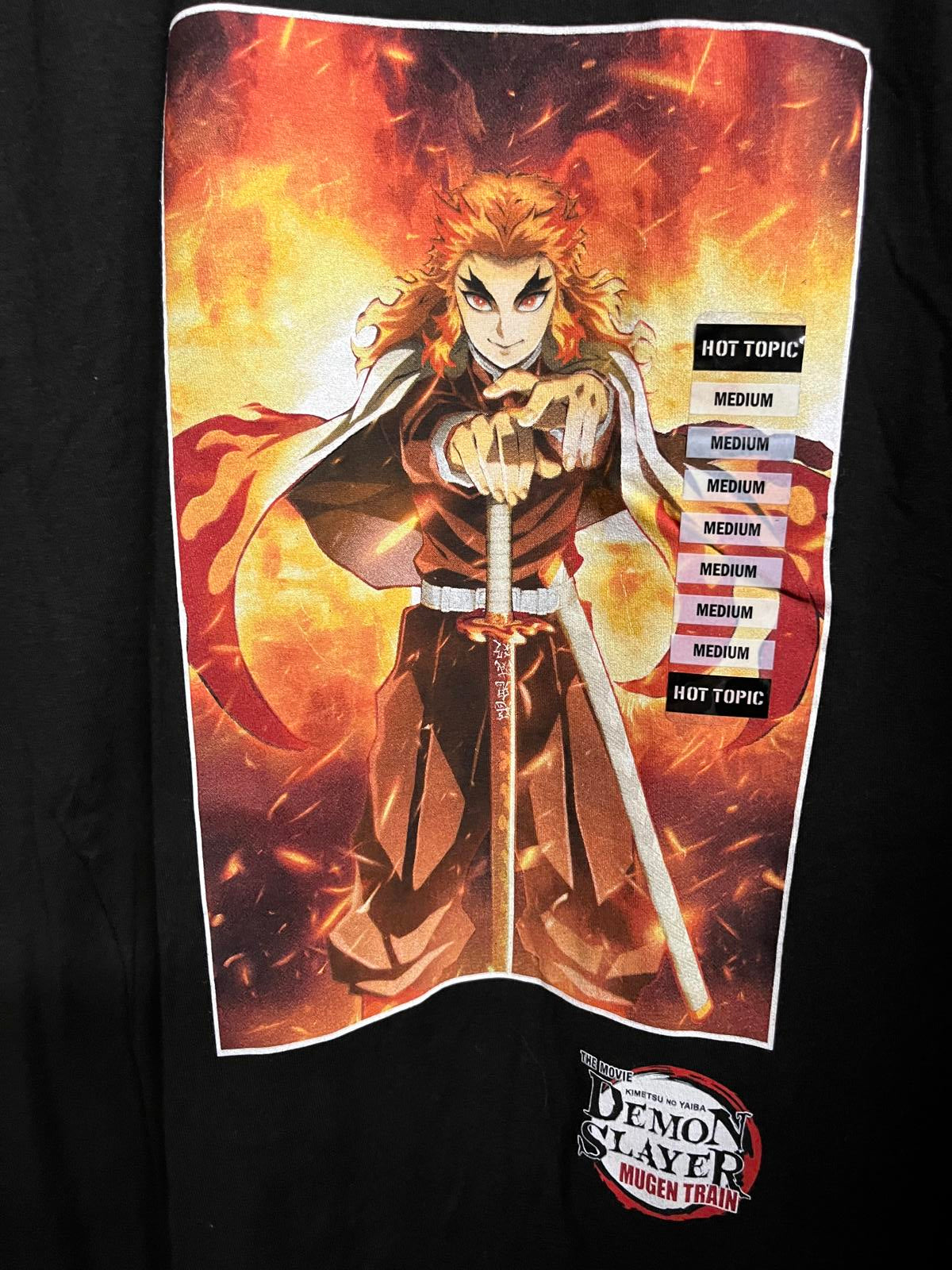 Demon Slayer Mugen Train The Movie - New Hot Topic Tags - M