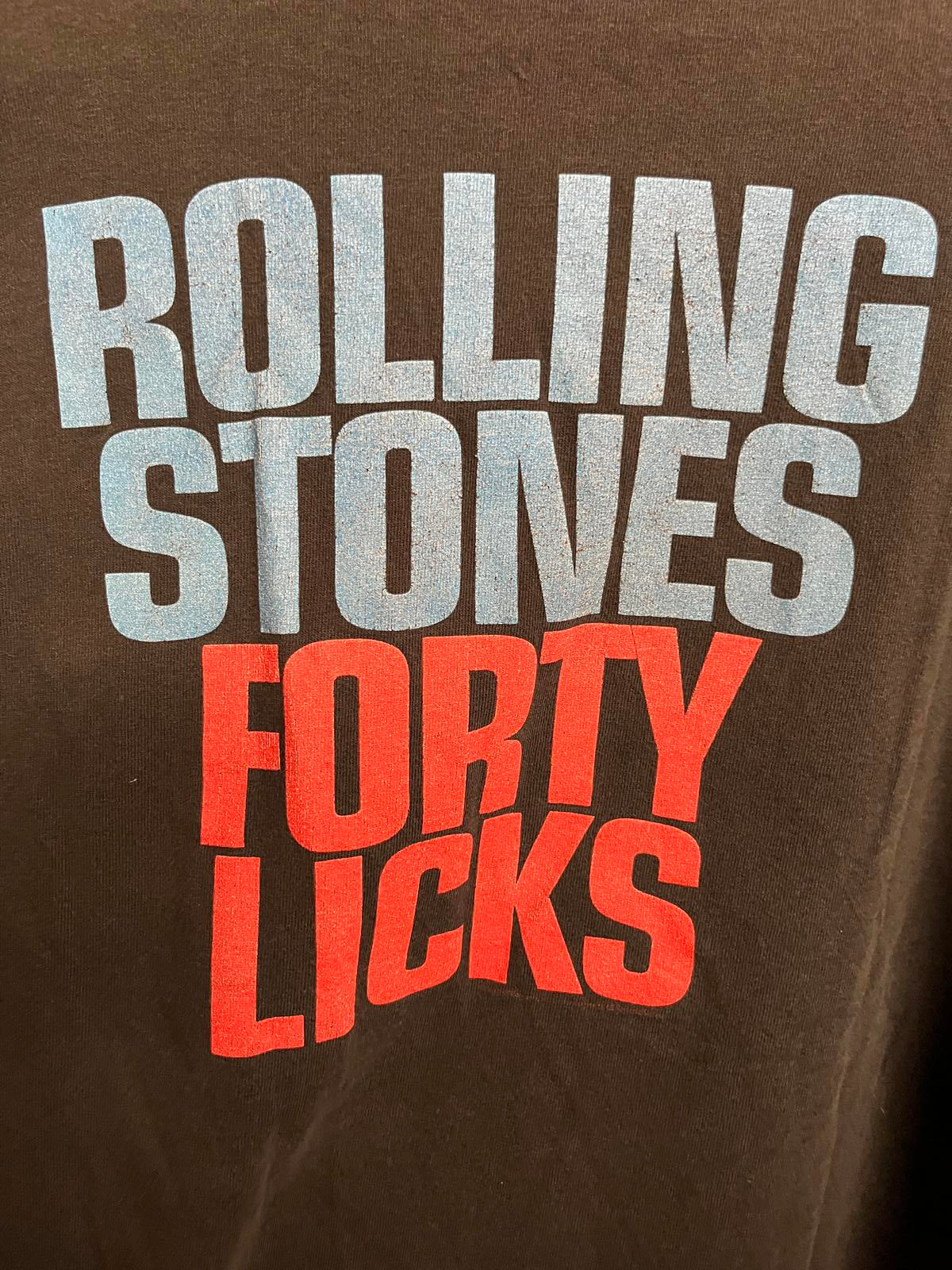 Rolling Stones T-shirt - 40th Annivesary Forty Licks - L
