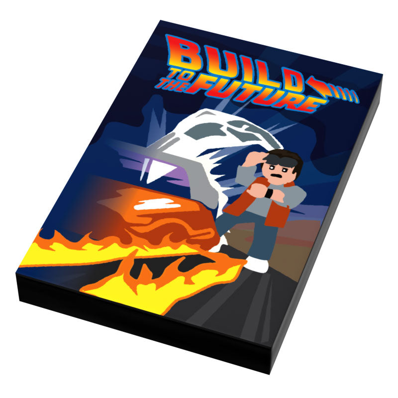 Build to the Future Movie Cover (2x3 Tile)
