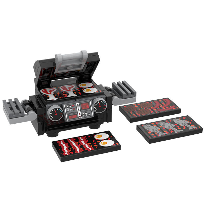 Pitmaster BBQ Grill made using LEGO parts