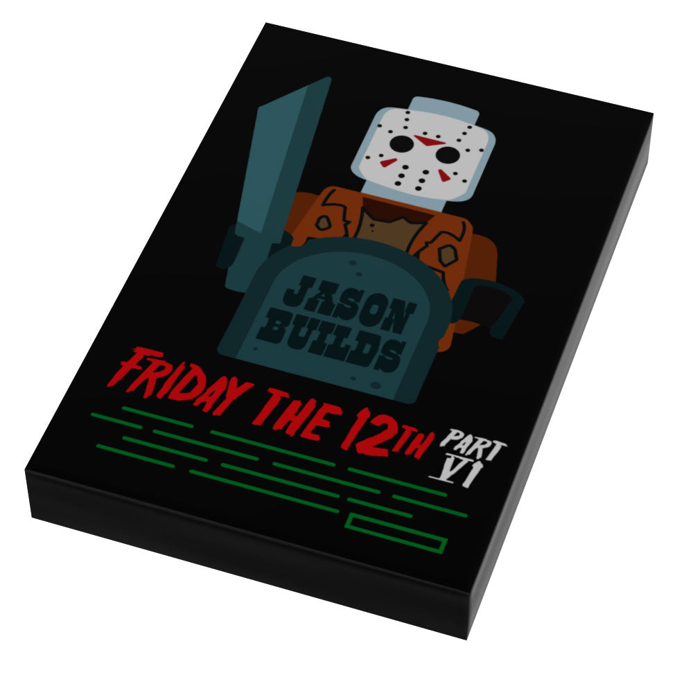 Friday the 12th Part VI: Jason Builds Movie Tile Cover (2x3 Tile) - B3 Customs