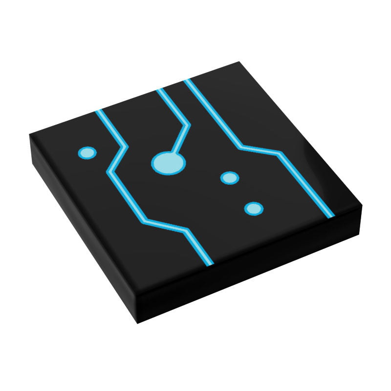 BLOK Lightcyle Tech Grid Flooring / Wallpaper 2x2 Tile - B3 Customs