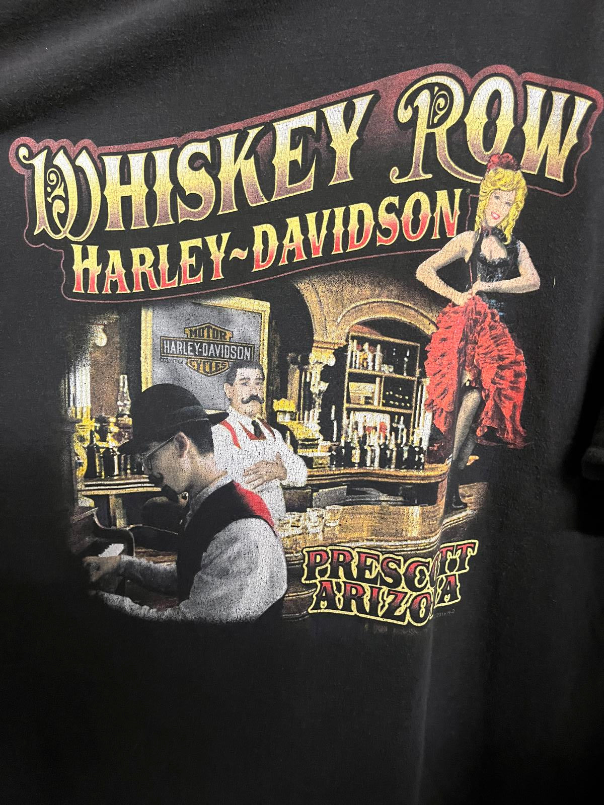 Shirt Harley Davidson Whiskey Row Saloon x St Paddys Day 2XL