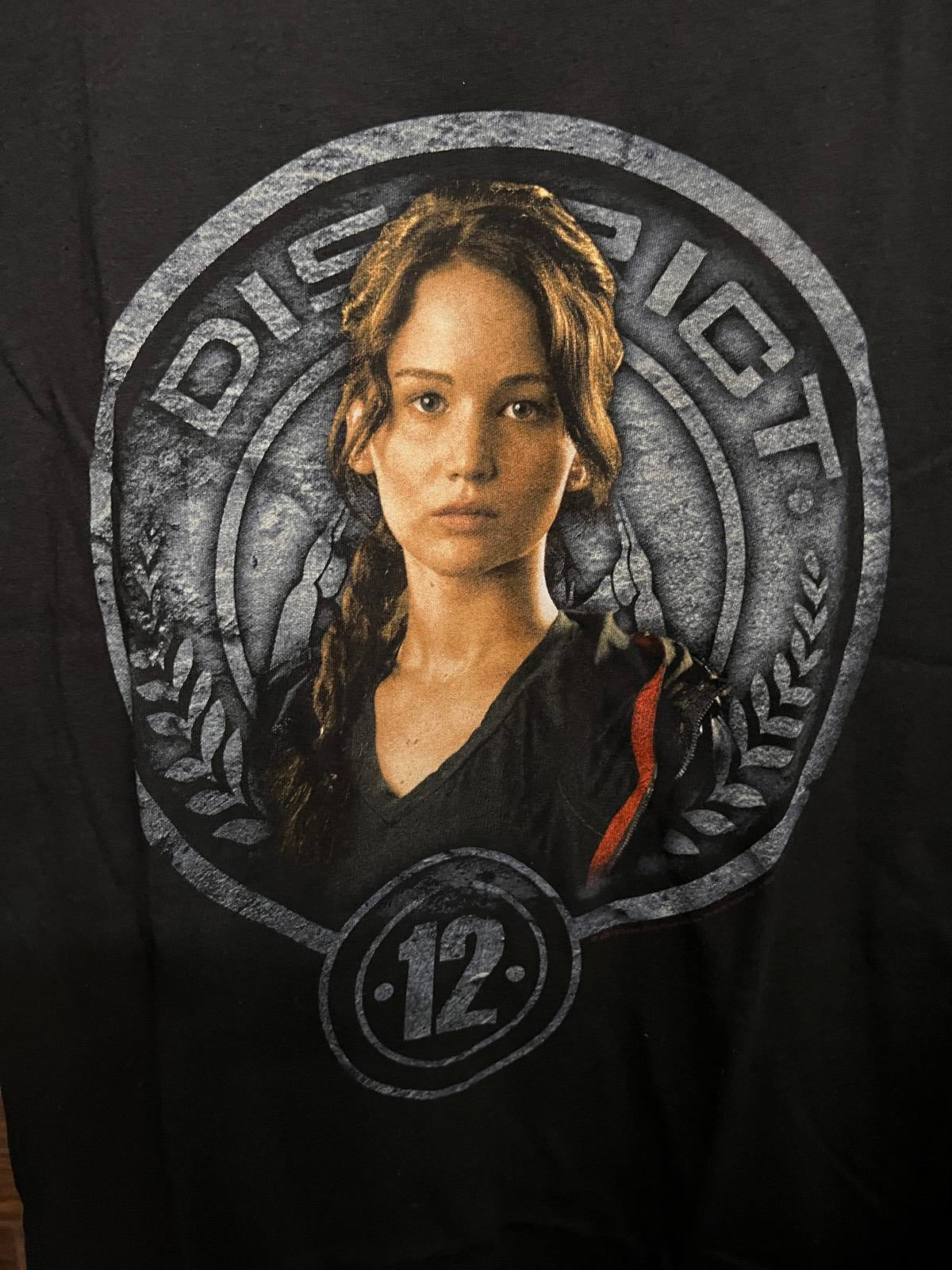 Hunger Games Movie Promo T-shirt - Katniss Jennifer Lawrence