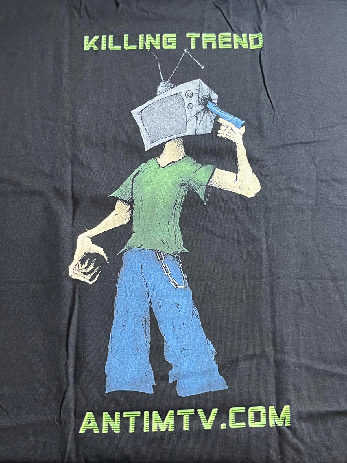 y2k Anti MTV T-shirt - Geek Website - ANTIMTV Kill Your TV L