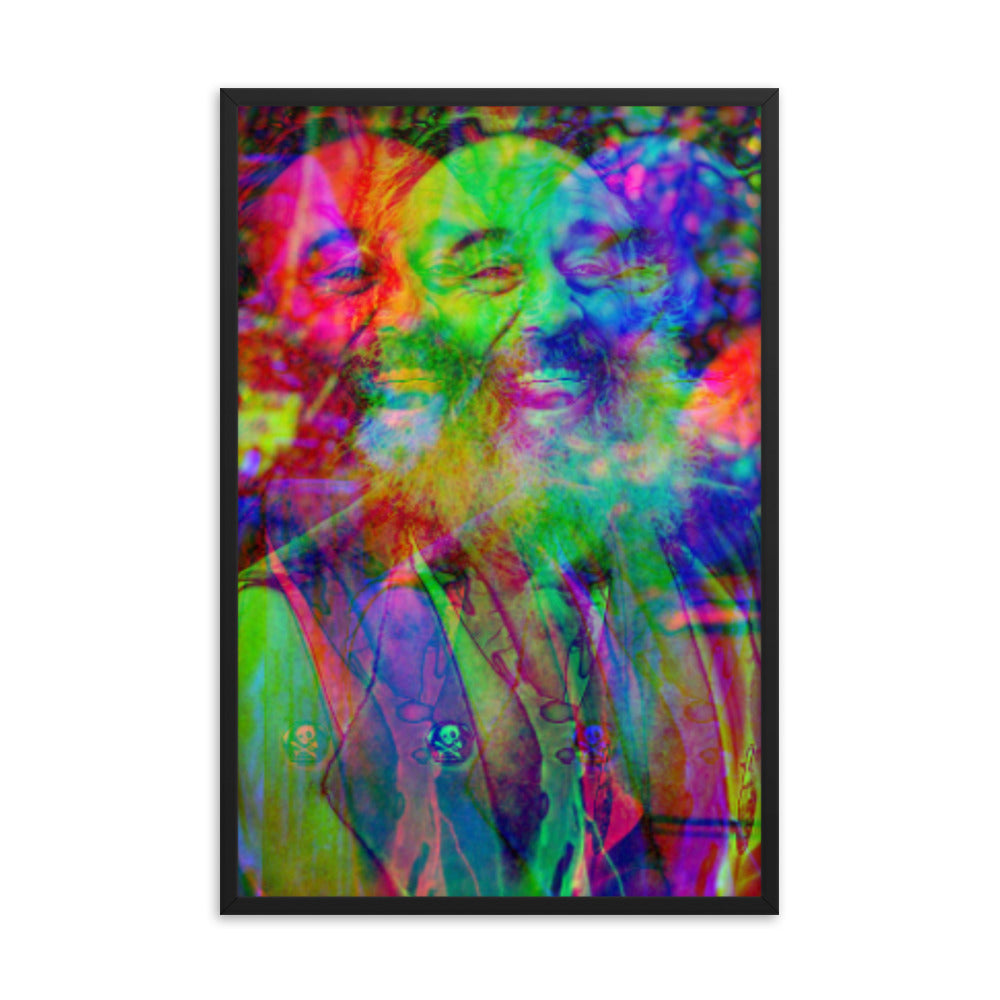 Trippy Vermin - Framed photo paper poster