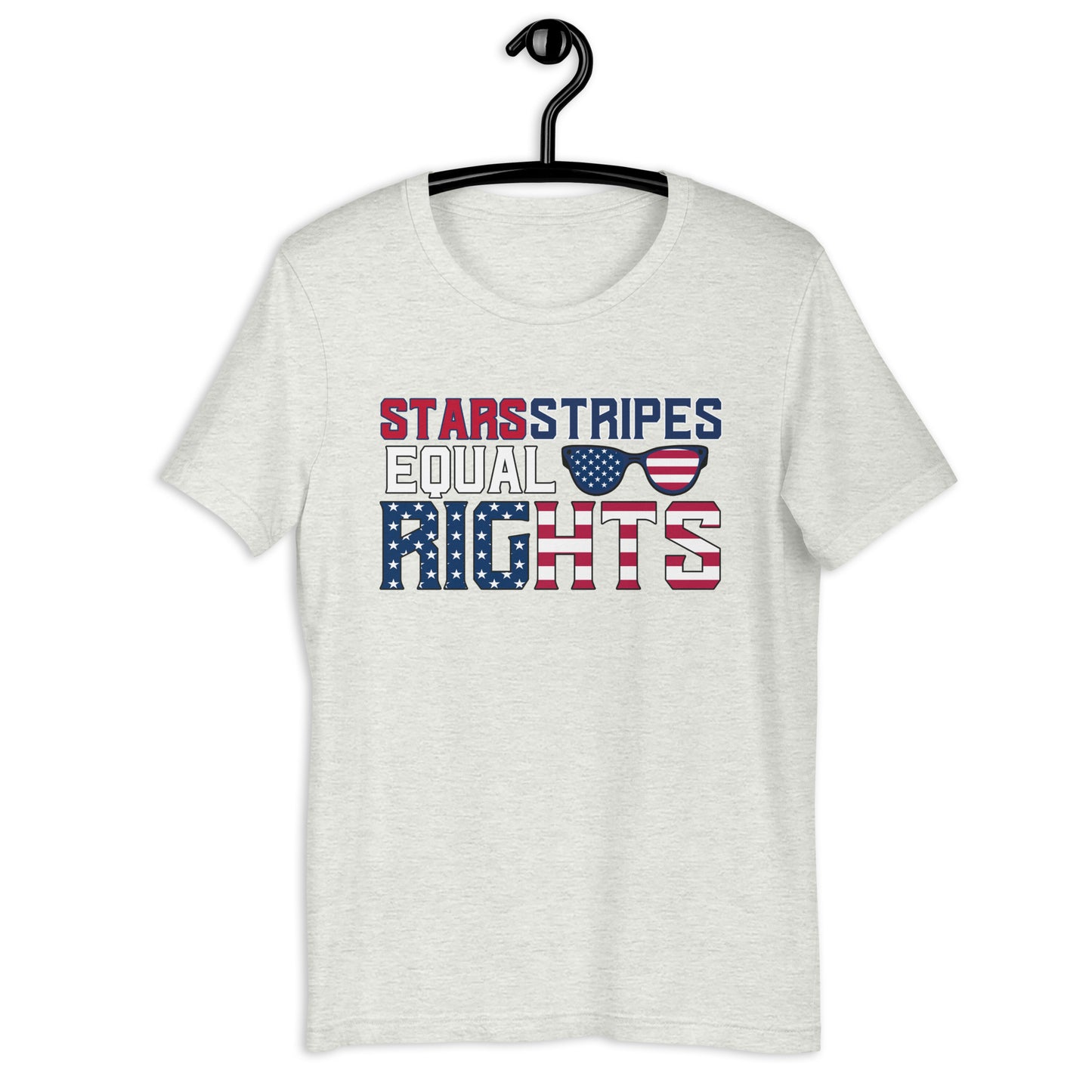 Stars Stripes Equal RIghts Unisex t-shirt