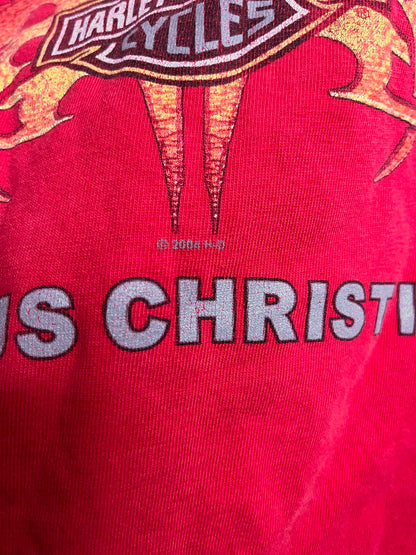 Y2K Harley Davidson T-shirt Corpus Christi Texas Y2K Tee -L