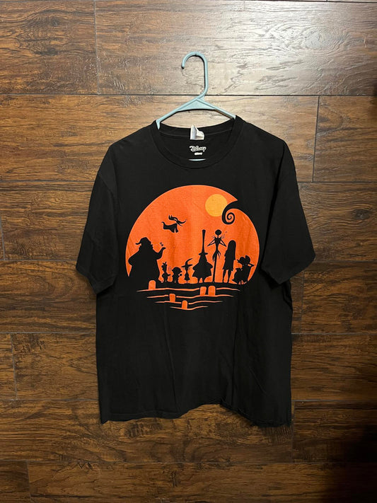 Disney Nightmare Before Christmas T-shirt Halloween - XL