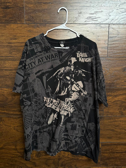 The Dark Knight Movie Promo T-shirt - AOP Batman Joker - XXL