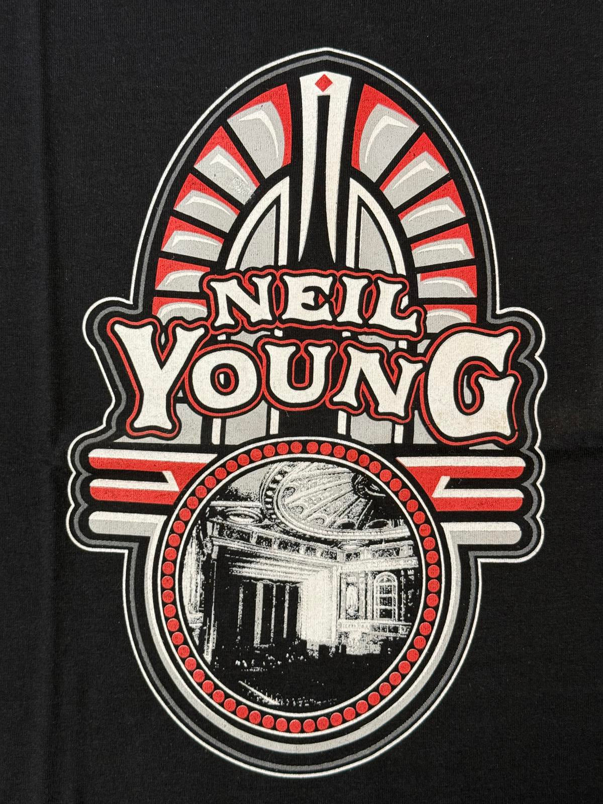 Neil Young T-shirt Theater Tour 2007 Organic Tee -M