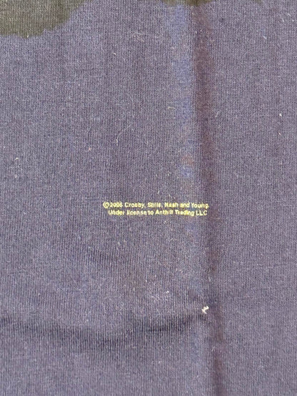 CSNY Band T-shirt George W Bush Quote Tee - L