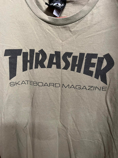 Thrasher Skateboard Magazine T-shirt - Military Green - S