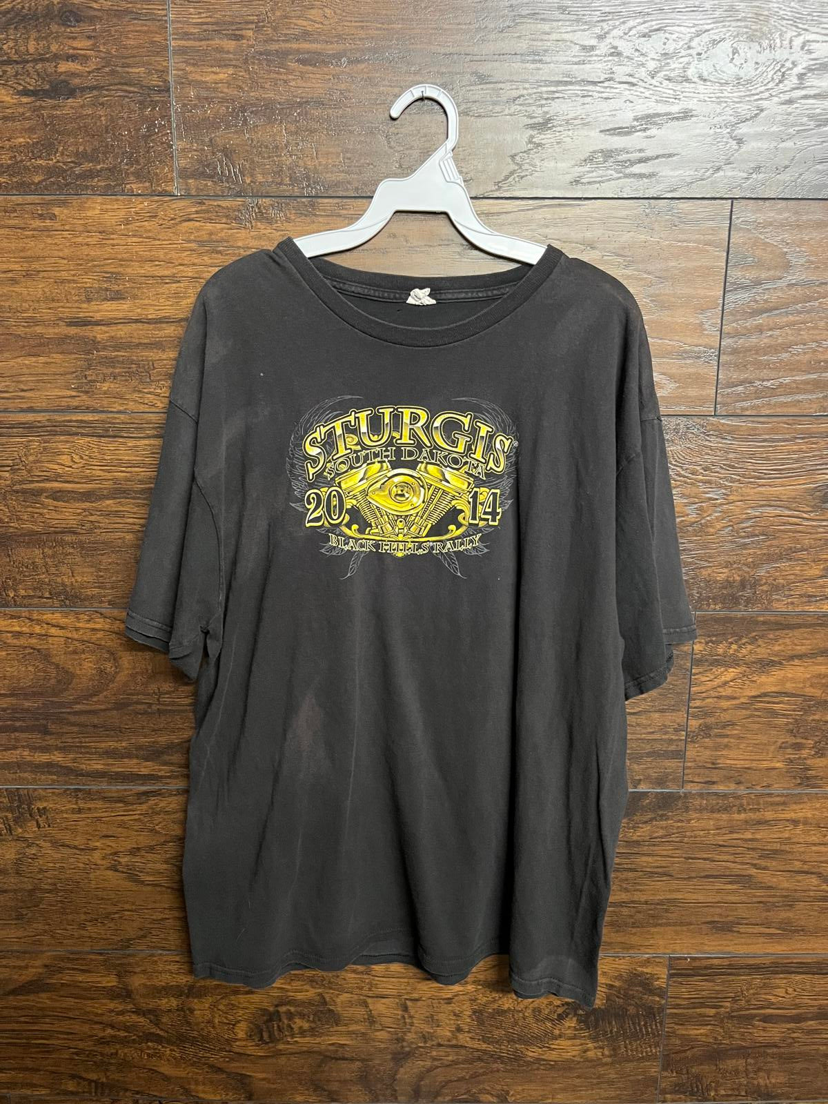 Faded Sturgis Biker Tshirt South Dakota Black Hills Rally XL