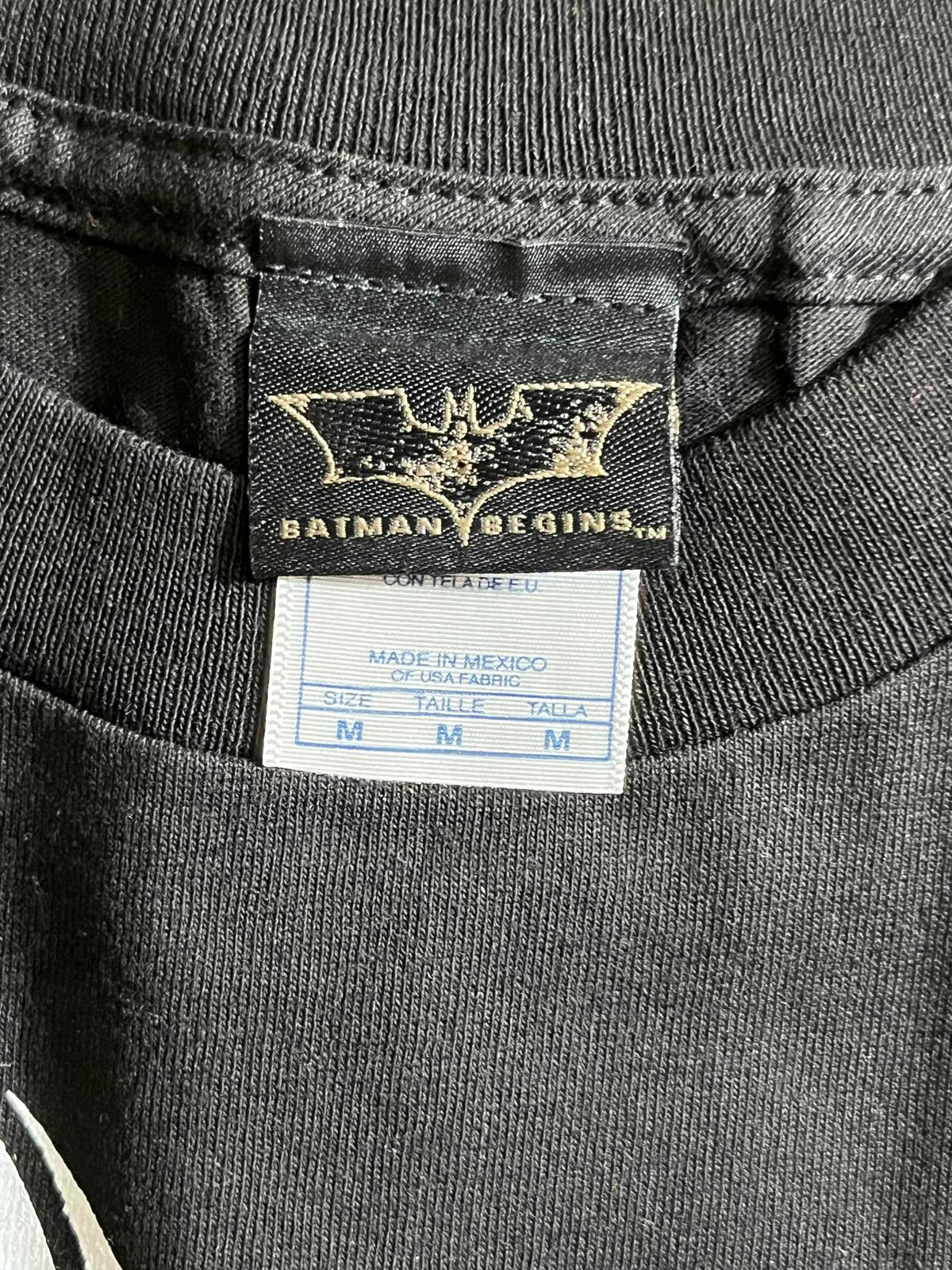 Batman Begins Movie Promo shirt - Batman Begins Tag - M