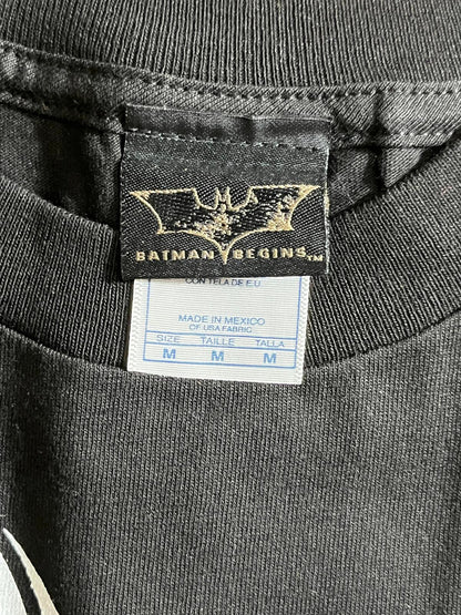 Batman Begins Movie Promo shirt - Batman Begins Tag - M