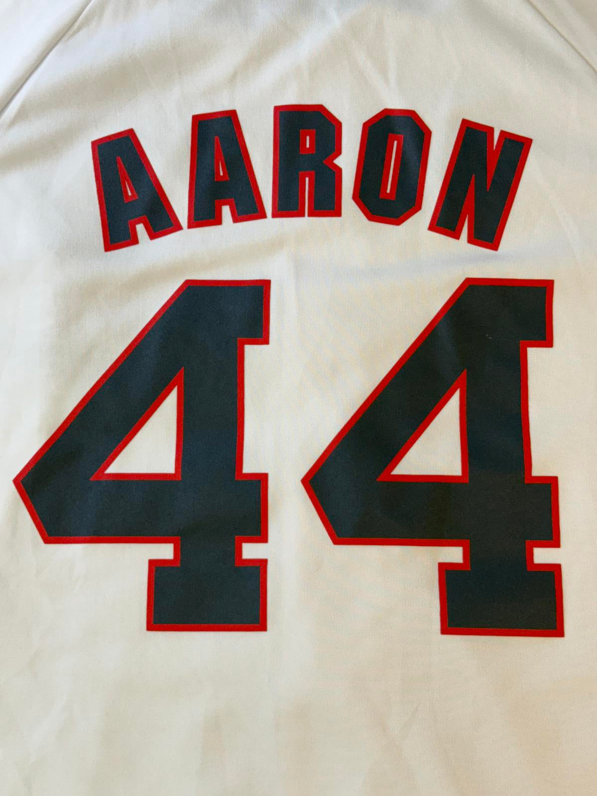 VTG Hank Aaron Baseball Jersey 715 Home Runs Anniversary