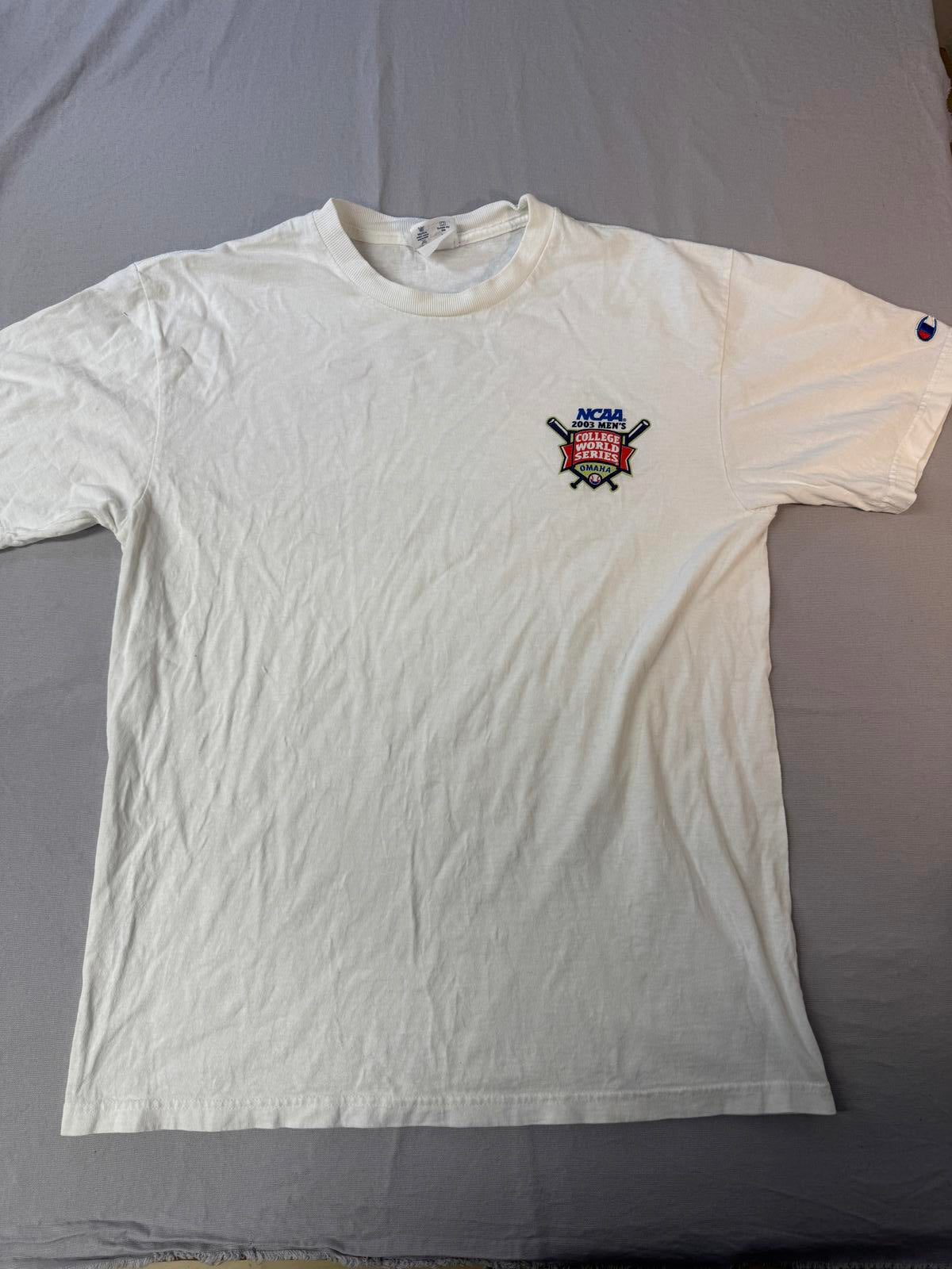 VTG College World Series T-shirt NCAA 2003 Baseball - L