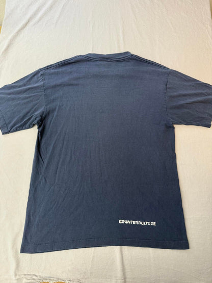 VTG Counter Culture T-shirt American Flag Skate Tee L