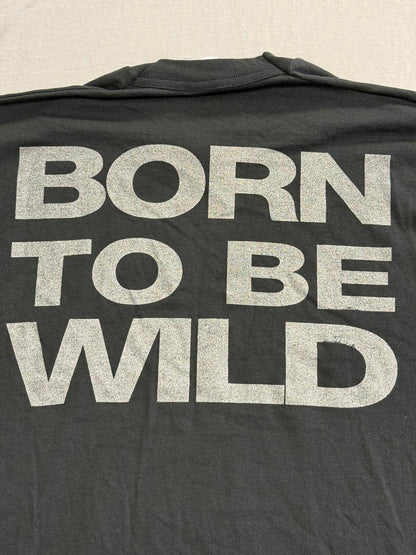 Vintage Biker T-shirt Born To Be Wild Hamilton Hogs XXL