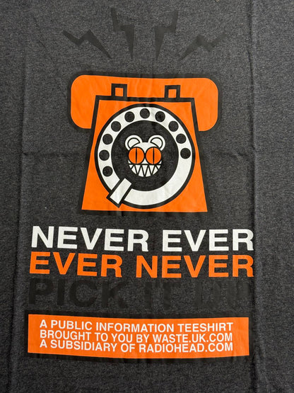 Radiohead Never Ever Phone T-shirt - Waste Clothing