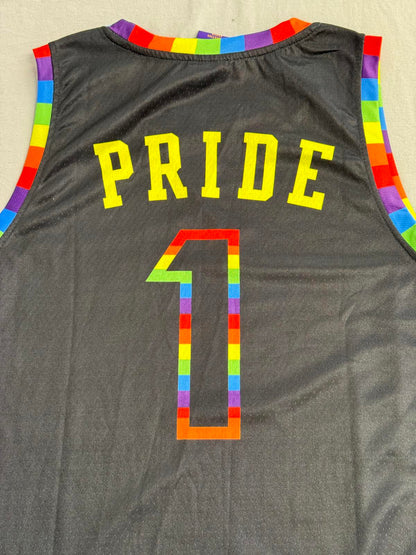 Gay Pride Los Angeles NBA Lakers Basketball Jersey #1 - XL