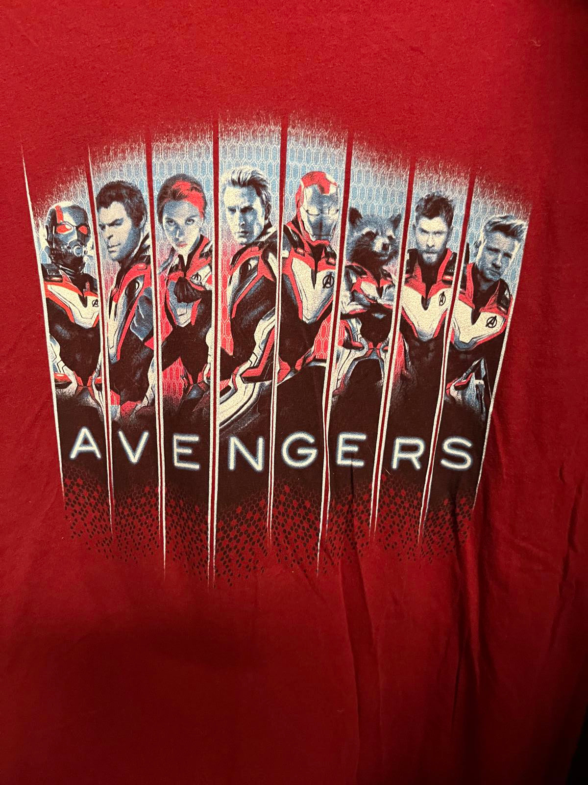 Marvel Avengers Movie Cast Shirt - Marvel Tag XL