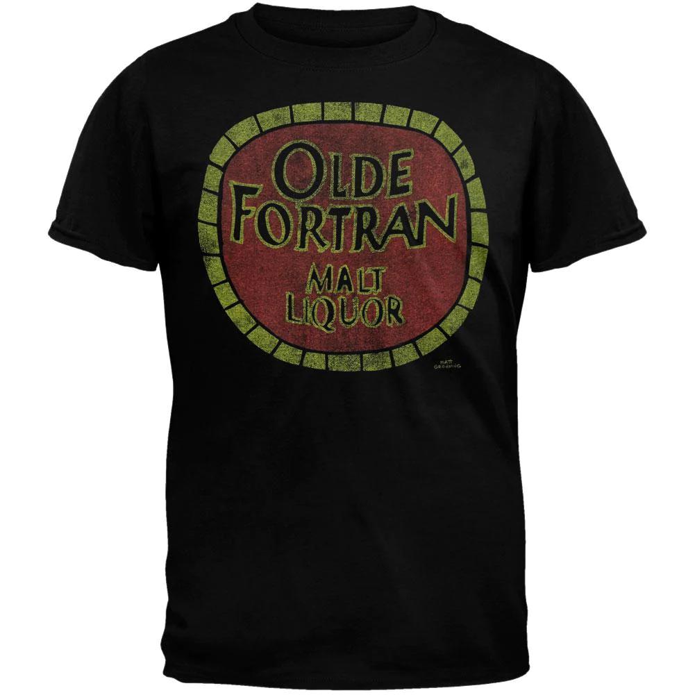 Futurama TV Shirt - Old Fortran / Olde English 40oz Parody