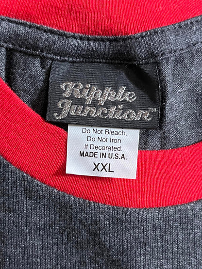 Vintage Ringer Shirt Gizmo Gremlins Movie -  Juniors XXL