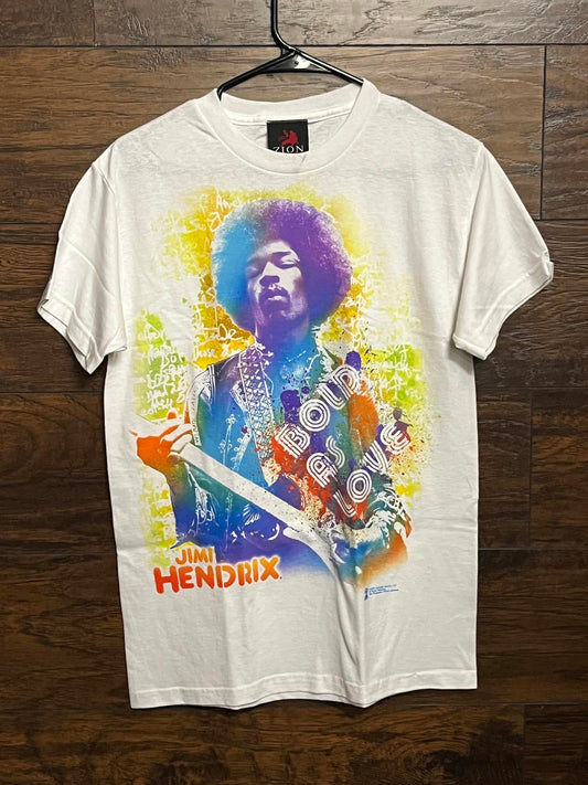 Jimi Hendrix	T-shirt Bold As Love Zion Rootswear - S
