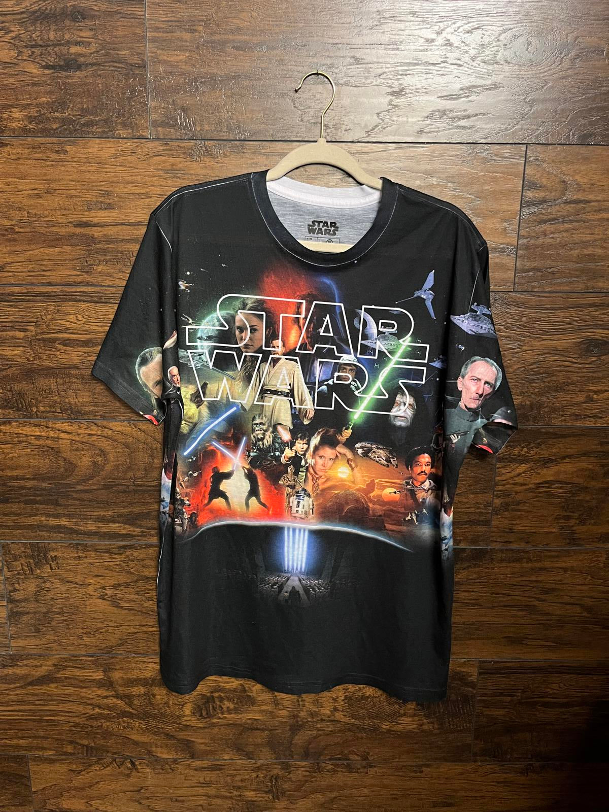 Star Wars Movies All Over Print T-shirt -XL