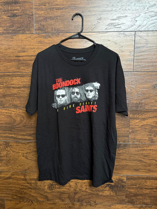 The Boondock Saints Movie T-shirt A Fire Fight Scene Tee