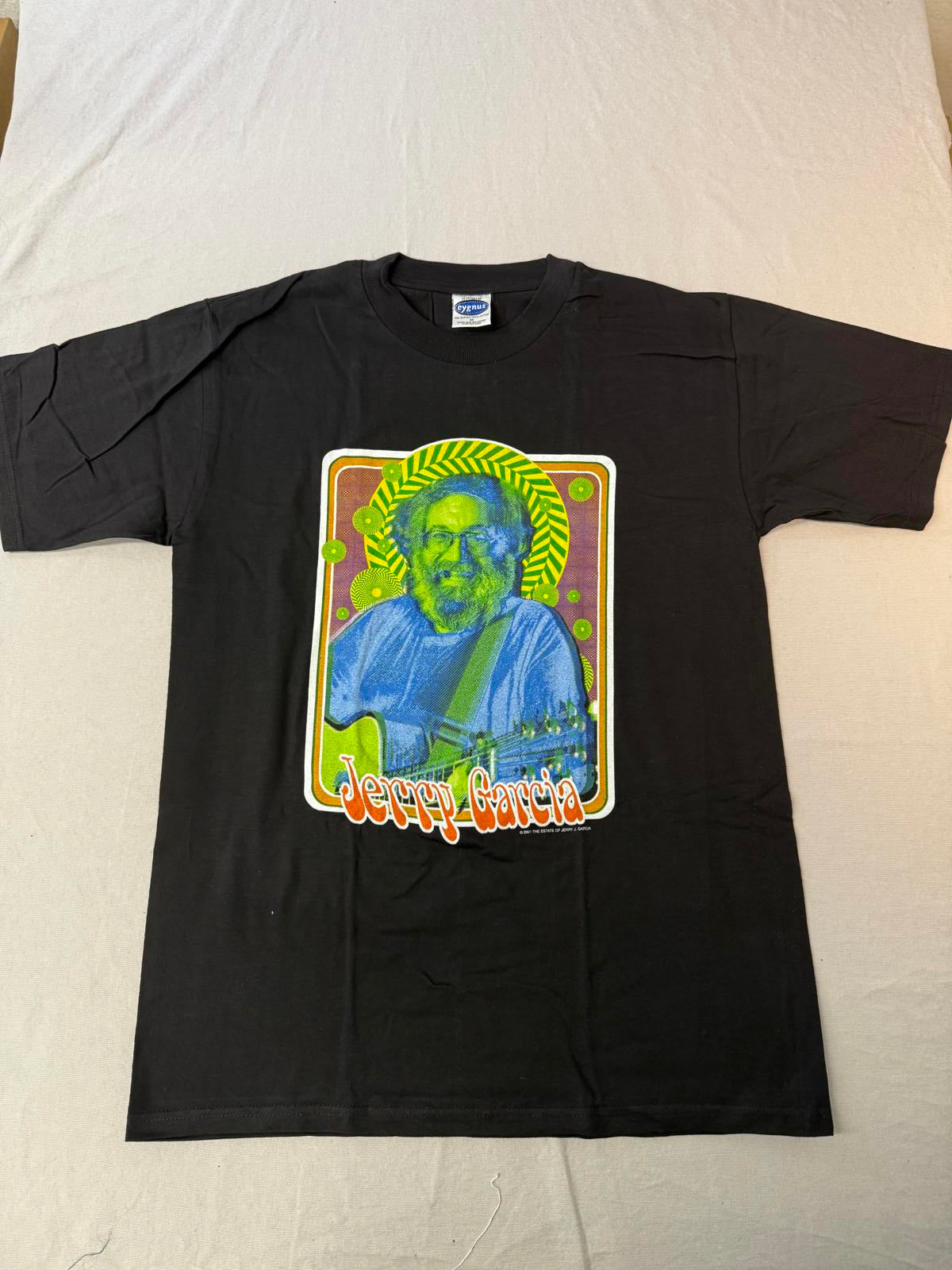 VTG Jerry Garcia T-shirt Cosmic Grateful Dead 2001 - M