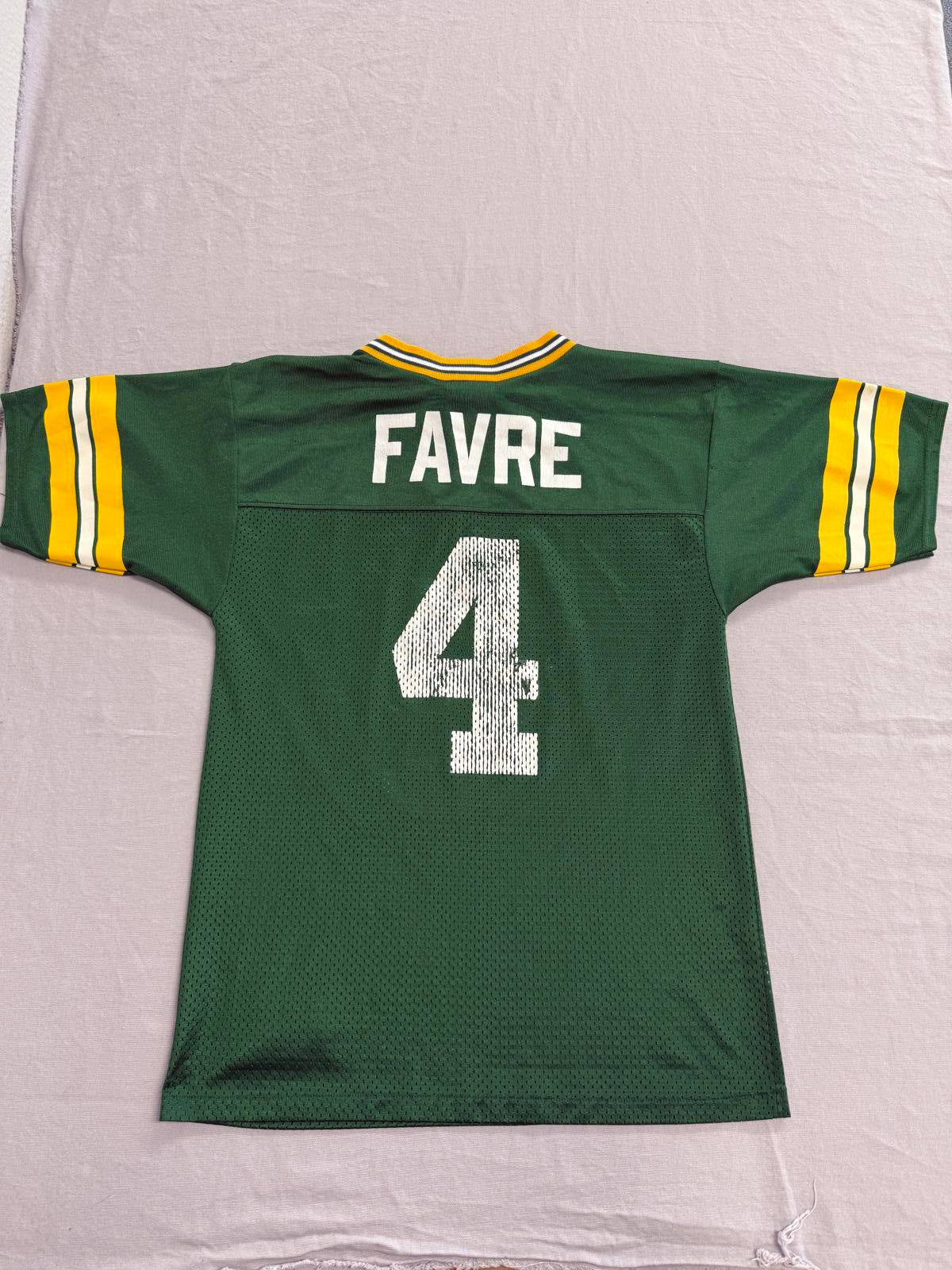 VTG Brett Favre Green Bay Jersey #4 Logo Athletic - M