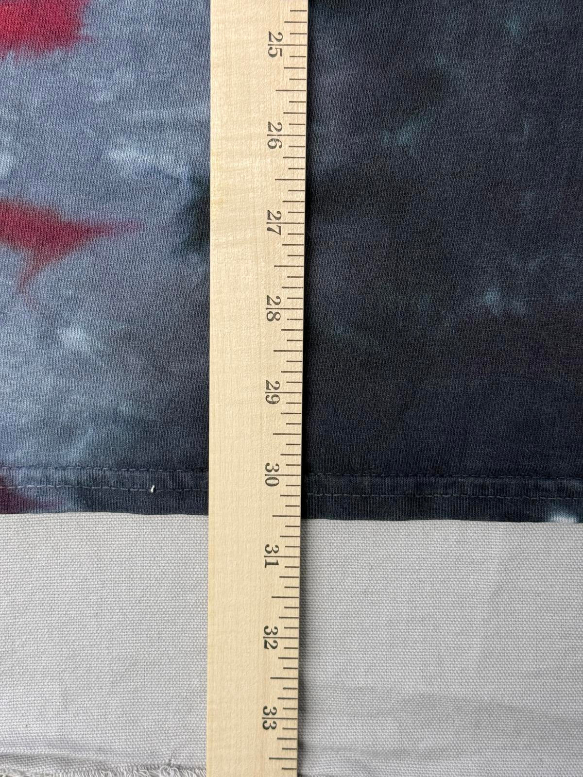 Y2K Faded Led Zeppelin Tie Dye T-shirt Zoso Blimp Album -L