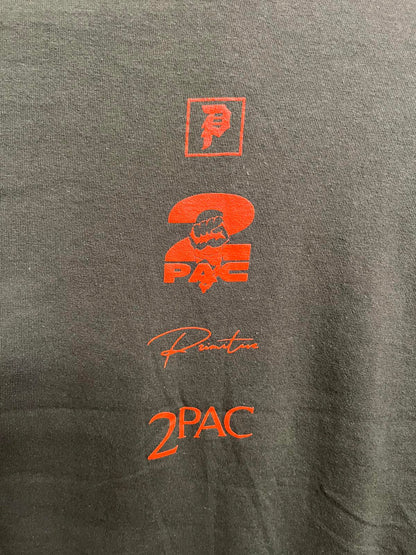 T-shirt 2pac x Primitive Skateboards Collab Tupac Shirt - L
